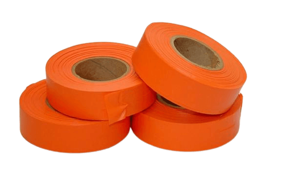 Presco Standard Flagging Tape - 25mm x 100m - Orange