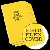 Rite in the Rain 301FX, Allwetter-Transit-Field-Flex-Notizbuch, 117 mm x 177 mm, Packung mit 3 Büchern 