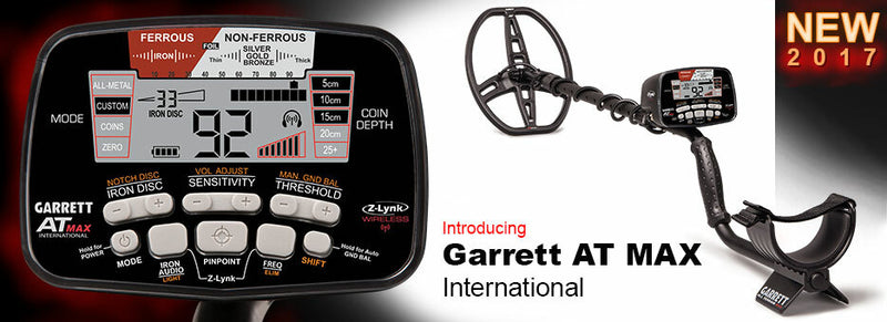 Detectores de tierra Garrett AT MAX International