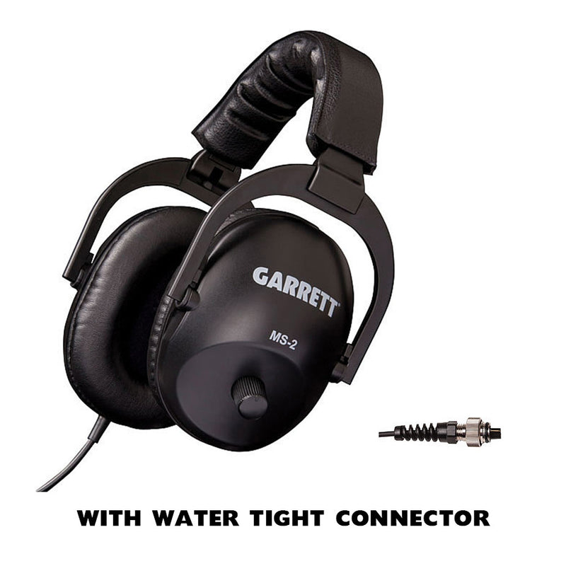 Garrett MS2 Headphones with water tight connector