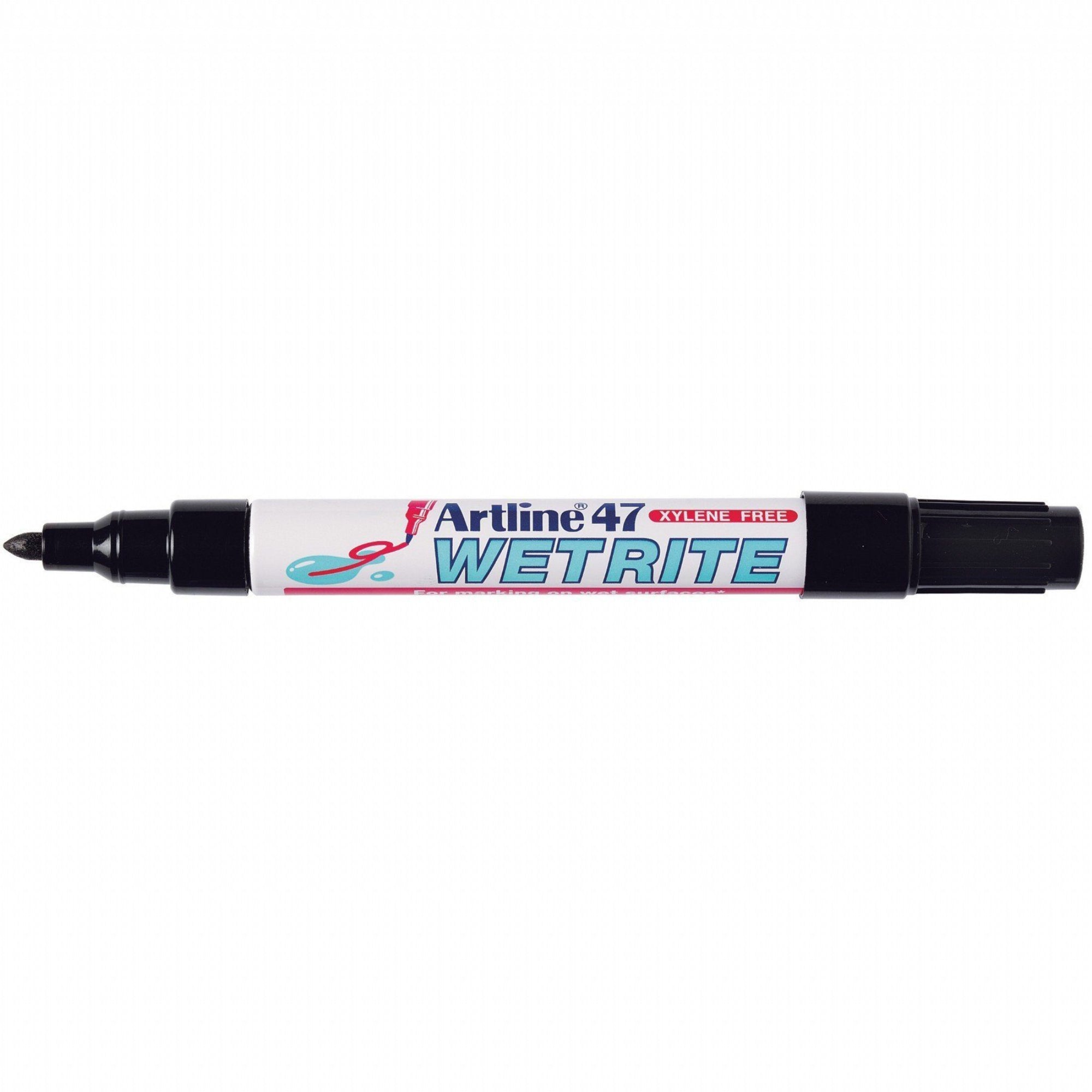 Artline 47 Wetrite Marker - Black on white background