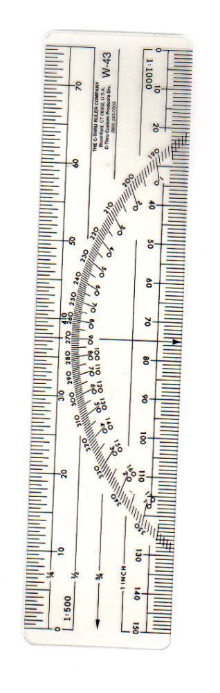 C Thru Protractor 15cm Ruler Plain Scale W43 - prospectors.com.au