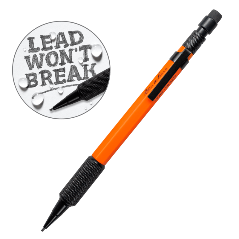Rite in the Rain OR13 Orange Mechanical Clicker Pencil