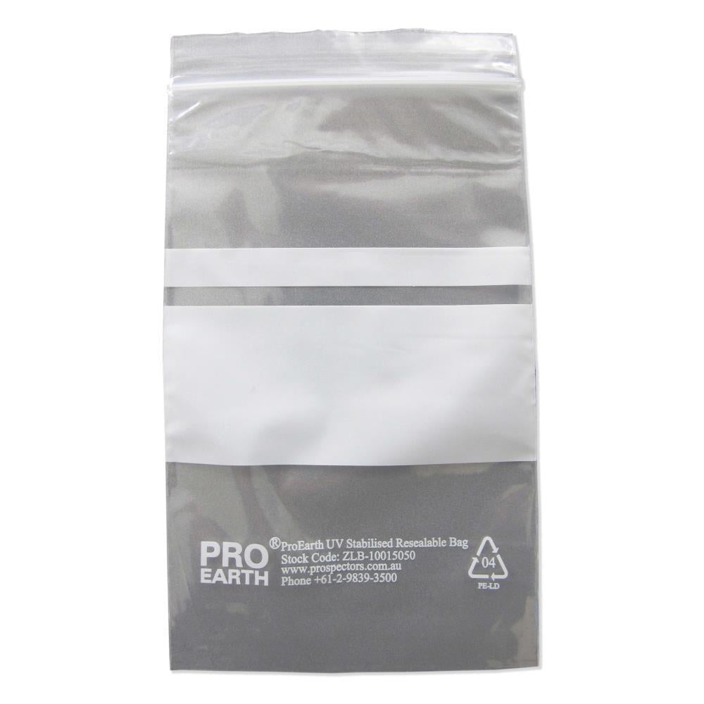 ProEarth Zip Lock Plastic Bags - UV Stabilised - Prospectors Supplies