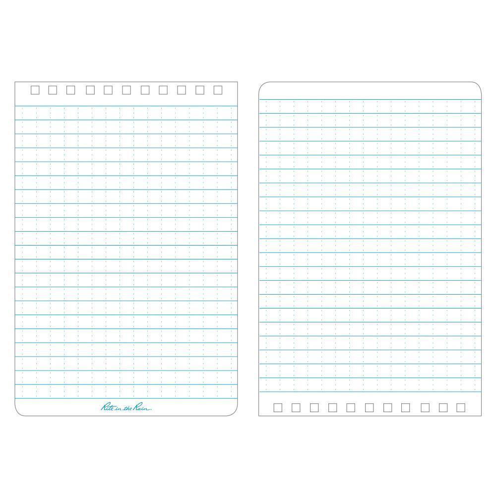 Rite in the Rain 146, All Weather Universal Polydura Notebook, 105mm x 152mm - prospectors.com.au