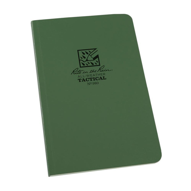 Rite in the Rain 980, All Weather Green Universal Field-Flex Field Book, 117mm x 184mm - prospectors.com.au