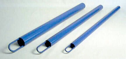Dachgauben, verschiedene Durchmesser x 1 m – Schlammentferner oder Schöpfgefäß – Seiltyp, mit Kugelhahn 